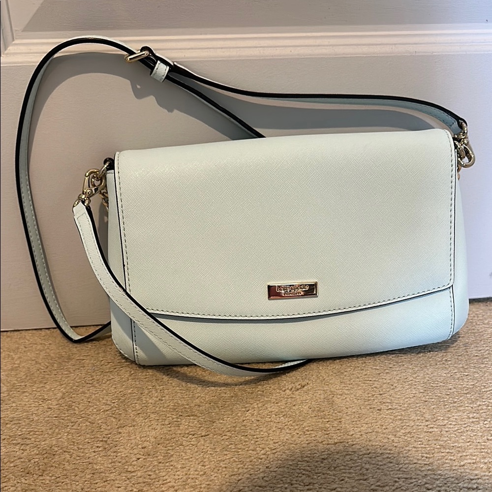 Kate Spade Blue Crossbody Bag with Adjustable Strap